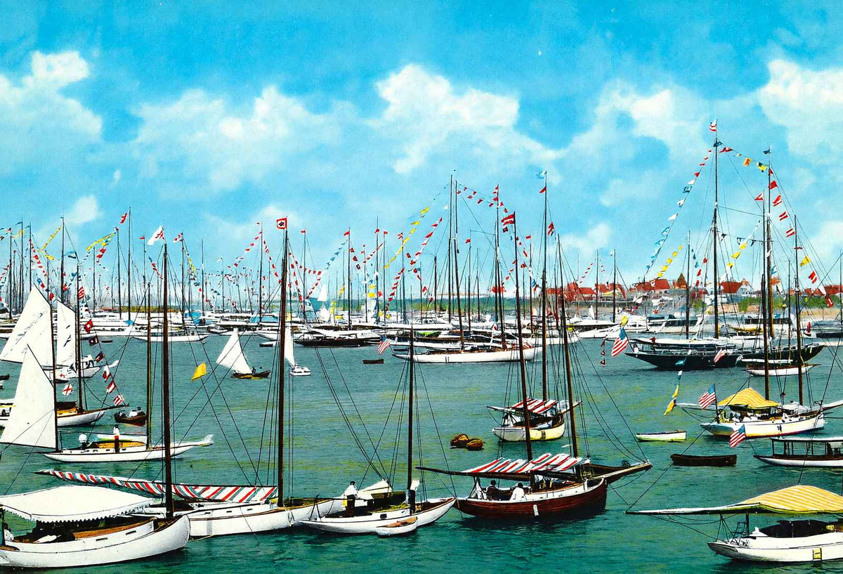 The Rock - Mere Hotel Marblehead MA in 1908 Vintage Print (7 Sizes)