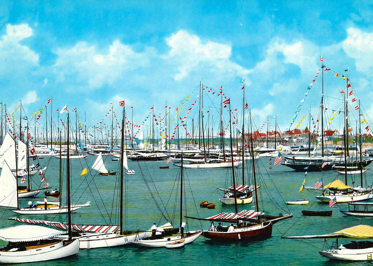 The Rock - Mere Hotel Marblehead MA in 1908 Vintage Print (7 Sizes)