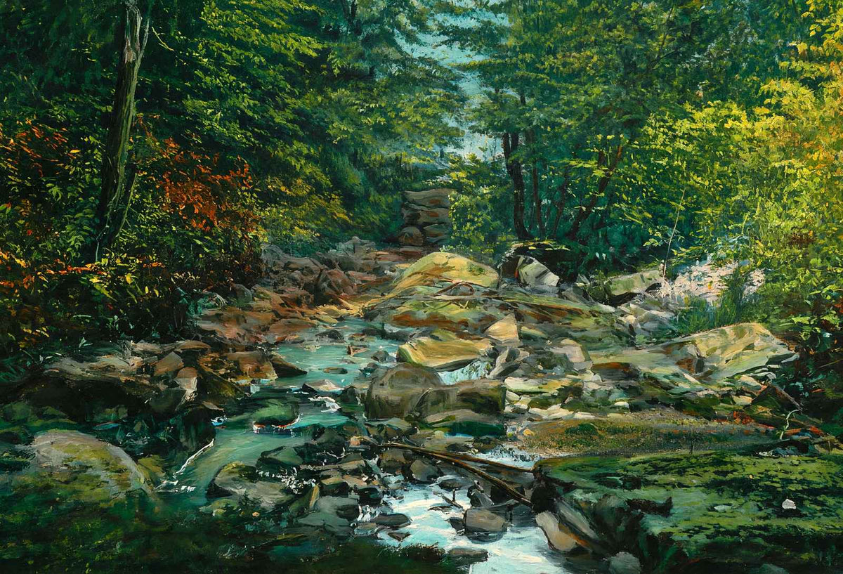 Rocky Glen Devils Elbow Indiana PA in 1910 Art Print (7 Sizes) - Reproduction