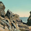 Rocky Shore at Delano Park Maine in 1908 Vintage Print (7 Sizes)