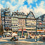 Romerberg Frankfurt Art Print (7 Sizes) - Premium Quality