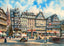 Romerberg Frankfurt Art Print (7 Sizes) - Premium Quality