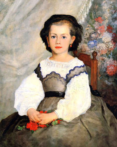 Romaine Lascaux art print by Pierre-Auguste Renoir (1864)