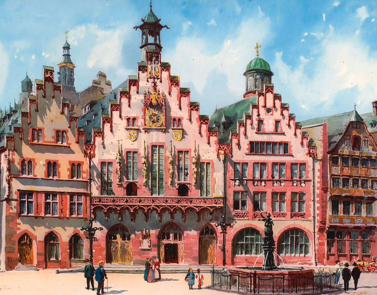 Romer Frankfurt Vintage Print (7 Sizes) - Acid Free