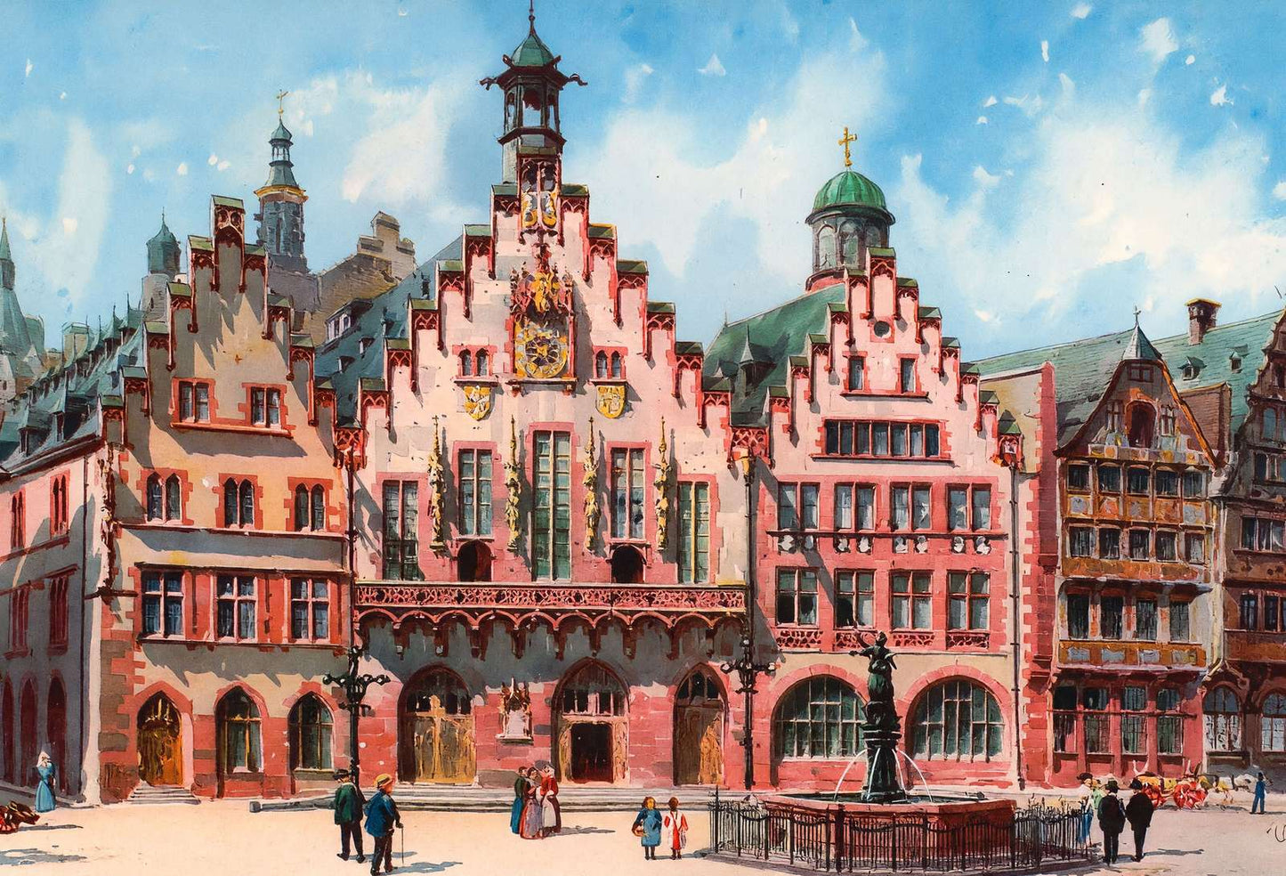 Romer Frankfurt Vintage Print (7 Sizes) - Acid Free