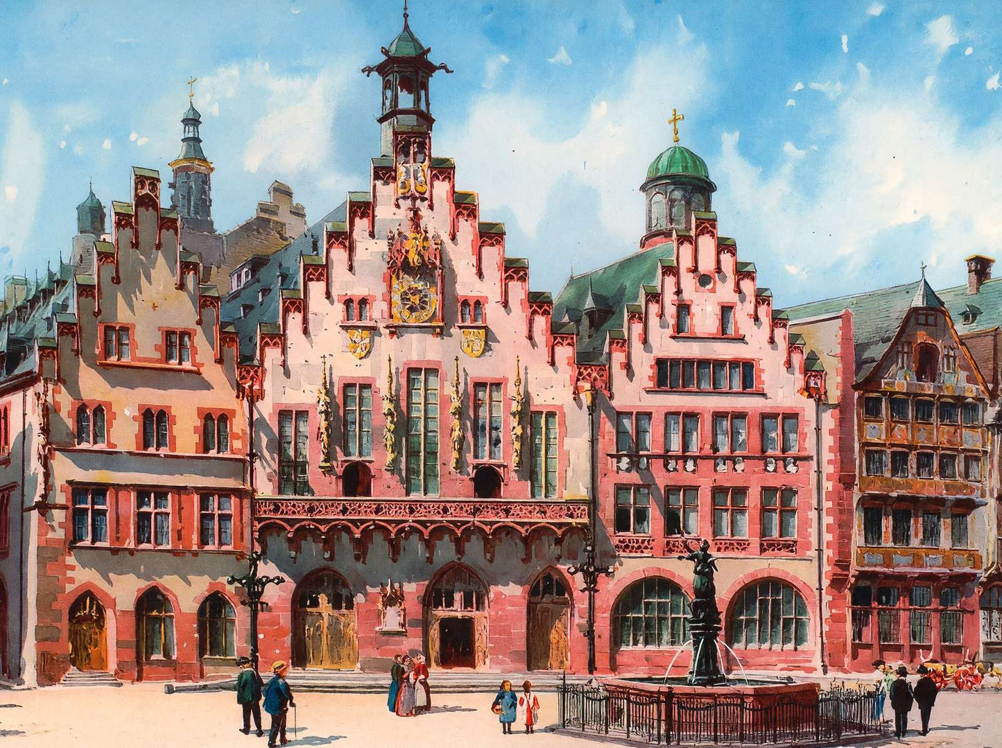 Romer Frankfurt Vintage Print (7 Sizes) - Acid Free