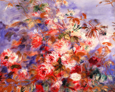 Roses by the Window art print by Pierre-Auguste Renoir (1879)