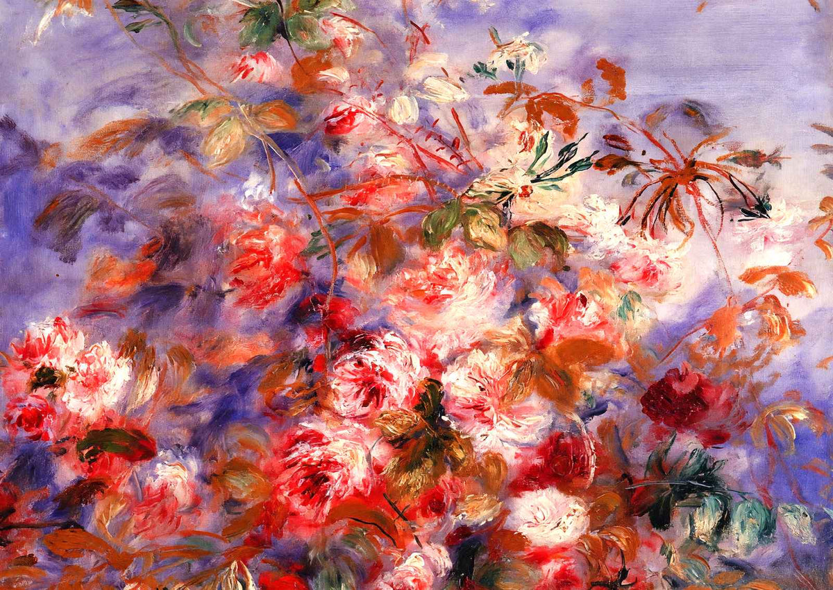 Roses by the Window 1879 by Pierre-Auguste Renoir Fine Art Print (6 Sizes)