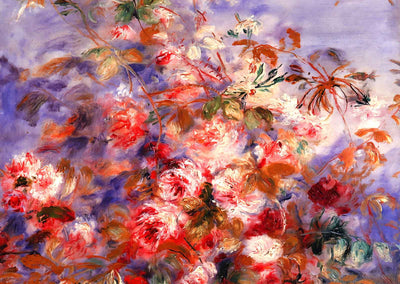 Roses by the Window 1879 by Pierre-Auguste Renoir Fine Art Print (6 Sizes)