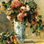 Roses and Jasmine in a Delft Vase Art Print 1881 by Renoir (6 Sizes)
