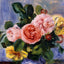 Roses in a Vase Art Print Painting by Pierre-Auguste Renoir (6 Sizes) - Restored