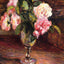 Roses in a Glass 1877 Painting by Camille Pissarro Art Print (6 Sizes)