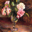 Roses in a Glass 1877 Painting by Camille Pissarro Art Print (6 Sizes)