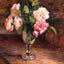 Roses in a Glass fine art print by Camille Pissarro (1877)
