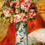Roses in a Vase Art Print 1876 Painting by Pierre-Auguste Renoir (6 Sizes)