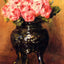 Roses in a China Vase Art Print 1876 Painting by Pierre-Auguste Renoir (6 Sizes)