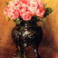 Roses in a China Vase Art Print 1876 Painting by Pierre-Auguste Renoir (6 Sizes)