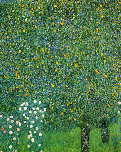 Roses Under the Trees art print by Gustav Klimt (1905)