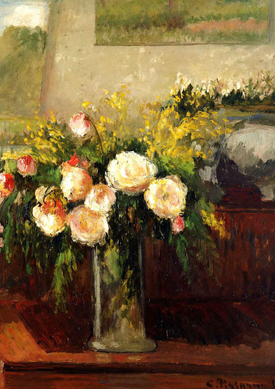 Roses of Nice Fine Art Print 1902 Painting by Camille Pissarro (6 Sizes)