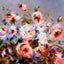 Roses from Wargemont Art Print 1885 Painting by Pierre-Auguste Renoir (6 Sizes)