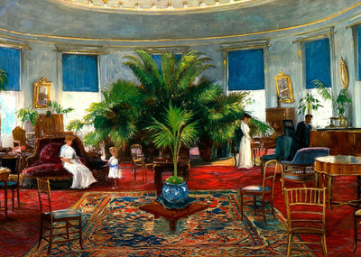 Rotunda Tampa Bay Hotel in 1907 Art Print (7 Sizes) - Premium Quality