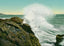 Rough Seas Off the Maine Coast in 1908 Vintage Print (7 Sizes) - Archival Paper