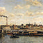 Rouen, Saint Sever, Afternoon 1898 by Camille Pissarro Art Print (6 Sizes)