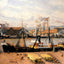 Rouen Port, Unloading Wood Fine Art Print 1898 by Camille Pissarro (6 Sizes)