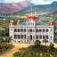 Royal Palace Honolulu in 1909 Vintage Print (7 Sizes) - High Quality