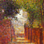 Rue St. Vincent in Spring Fine Art Print 1884 by Georges Seurat (6 Sizes)