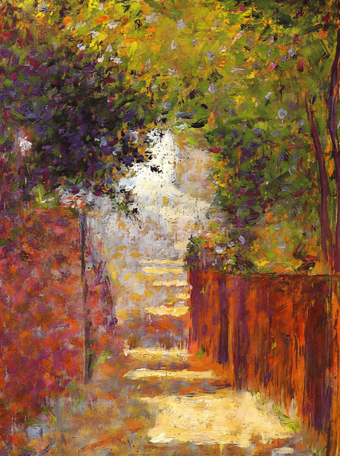 Rue St. Vincent in Spring Fine Art Print 1884 by Georges Seurat (6 Sizes)
