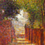 Rue St. Vincent in Spring art print by Georges Seurat (1884)