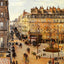 Rue Saint-Honore, Sun Effect, Afternoon 1898 by Pissarro Art Print (6 Sizes)