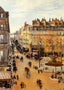 Rue Saint-Honore, Sun Effect, Afternoon 1898 by Pissarro Art Print (6 Sizes)
