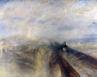 Rain, Steam and Speed Painting by J. M. W. Turner 8x10" Art Print