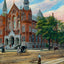 Sacred Heart Church Augusta GA in 1905 Art Print (7 Sizes) - Retouched