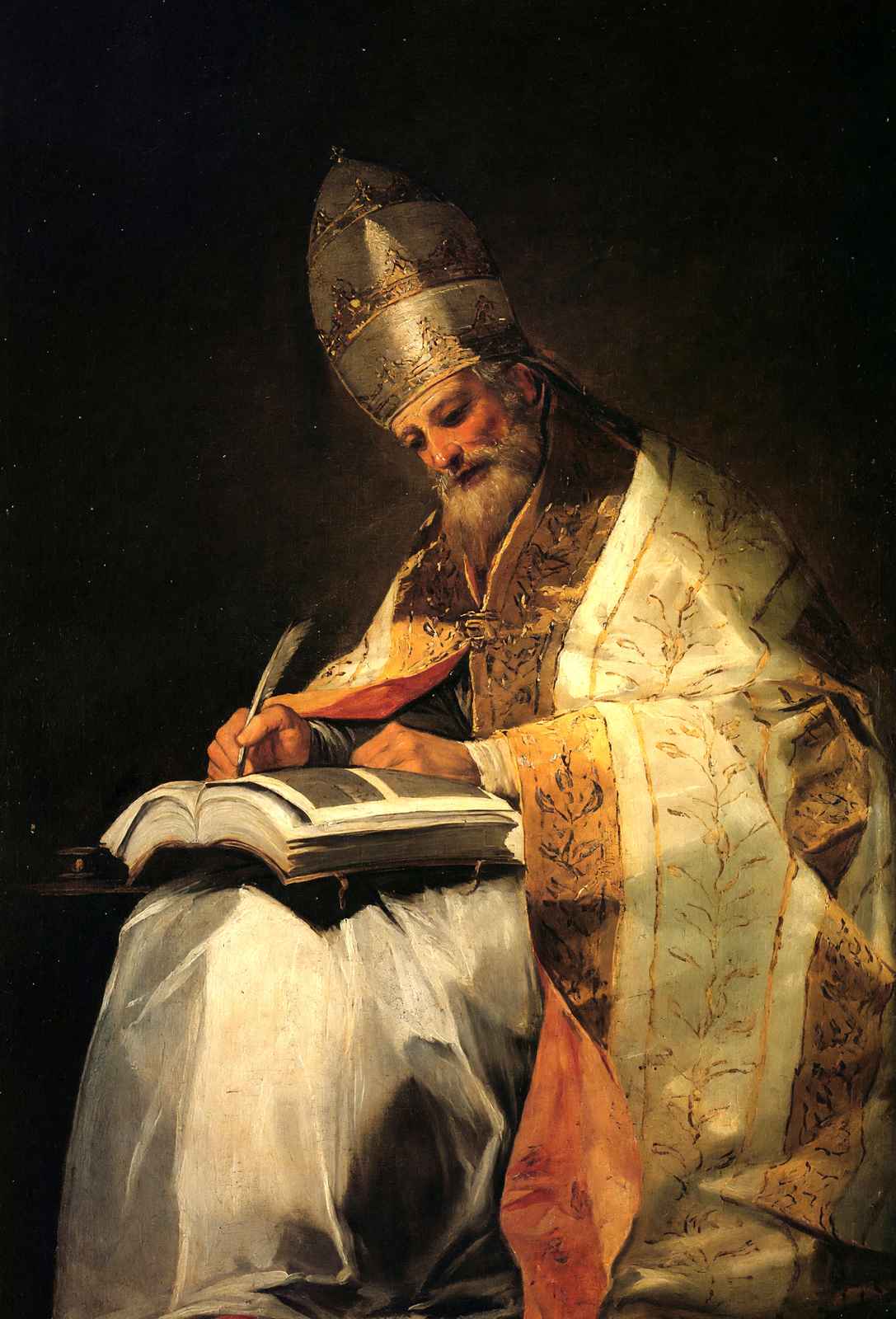 Saint Gregory 1799 Painting by Francisco Goya Art Print (6 Sizes) - High Quality