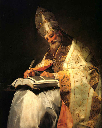 Saint Gregory art print by Francisco Goya (1799)