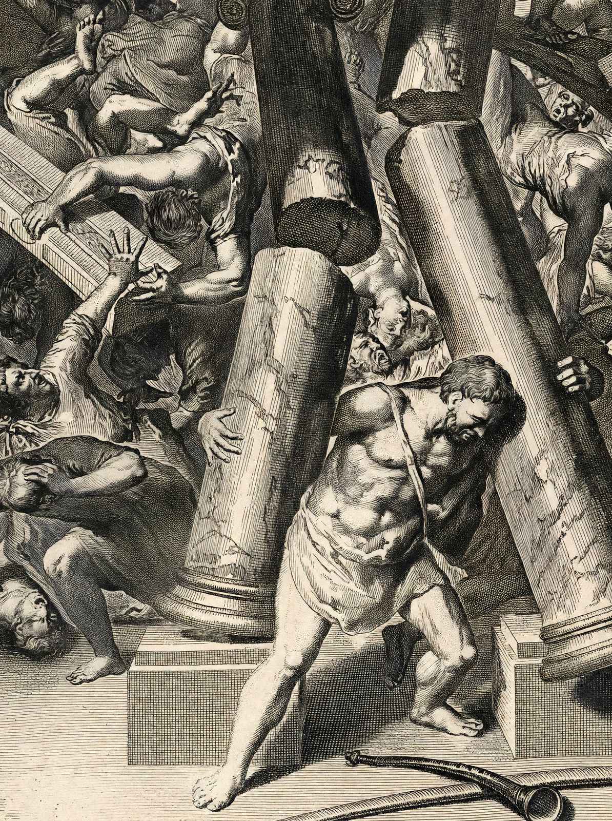 Samson Strengthen Me Once More Bible Art Reproduction Fine Art Print (6 Sizes)