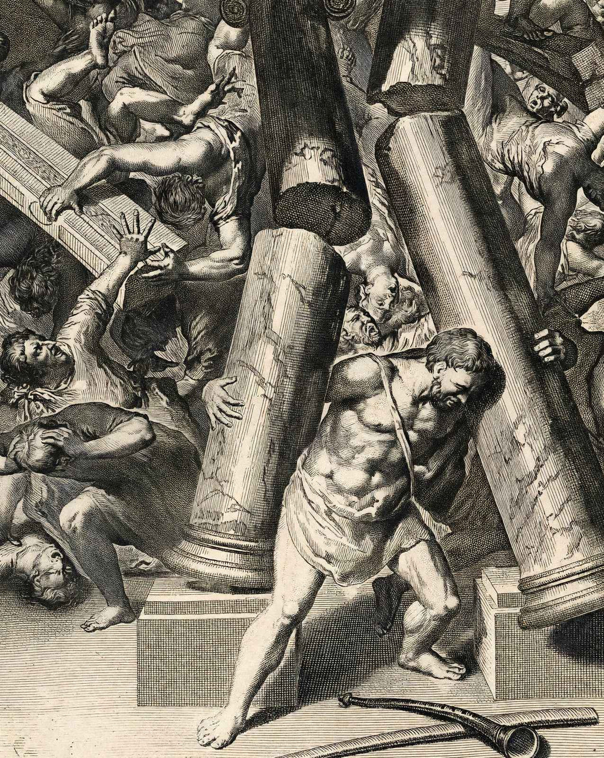 Samson Strengthen Me Once More drawing print