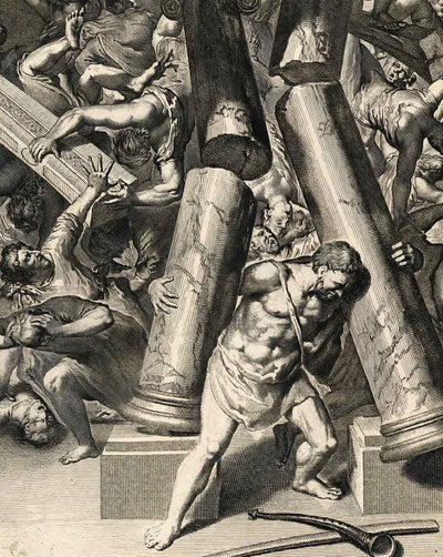 Samson Strengthen Me Once More drawing print