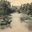San Antonio River in 1906 Vintage Print (7 Sizes) - Premium Quality