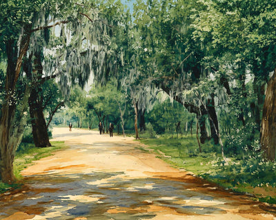 Brackenridge Park in 1906 art print