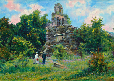 Mission San Juan in 1906 Art Print (7 Sizes) - Reproduction
