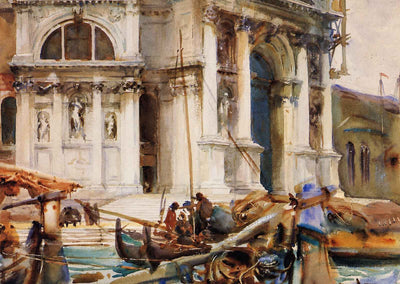 Santa Maria Della Salute 1904 by John Singer Sargent Fine Art Print (6 Sizes)