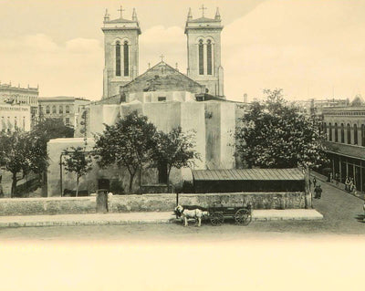 San Fernando Cathedral in 1906 photo print