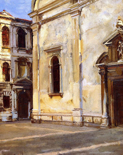 Santa Maria Del Carmelo and Scuola Grande Dei Carmini fine art print by John Singer Sargent (1910)