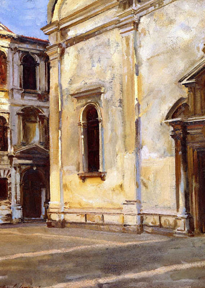 Santa Maria Del Carmelo and Scuola Grande Dei 1910 Sargent Print (6 Sizes)