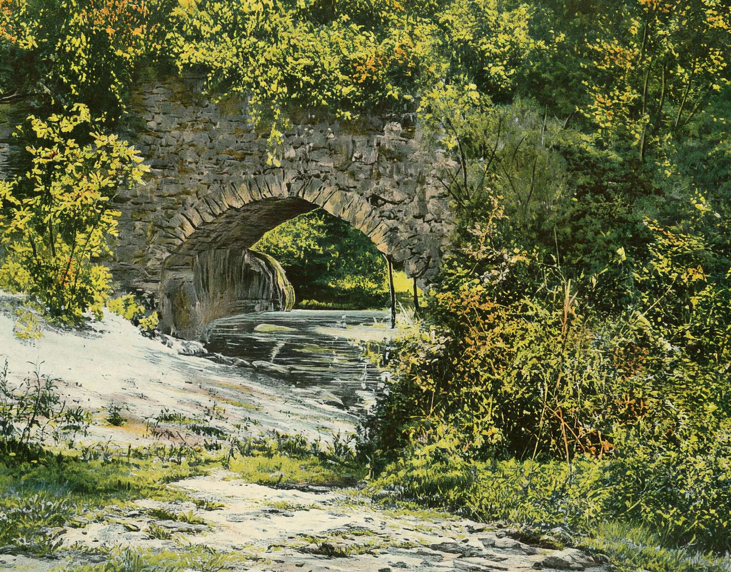 Aqueduct of San Juan Mission in 1906 Vintage Print (7 Sizes) - Retouched