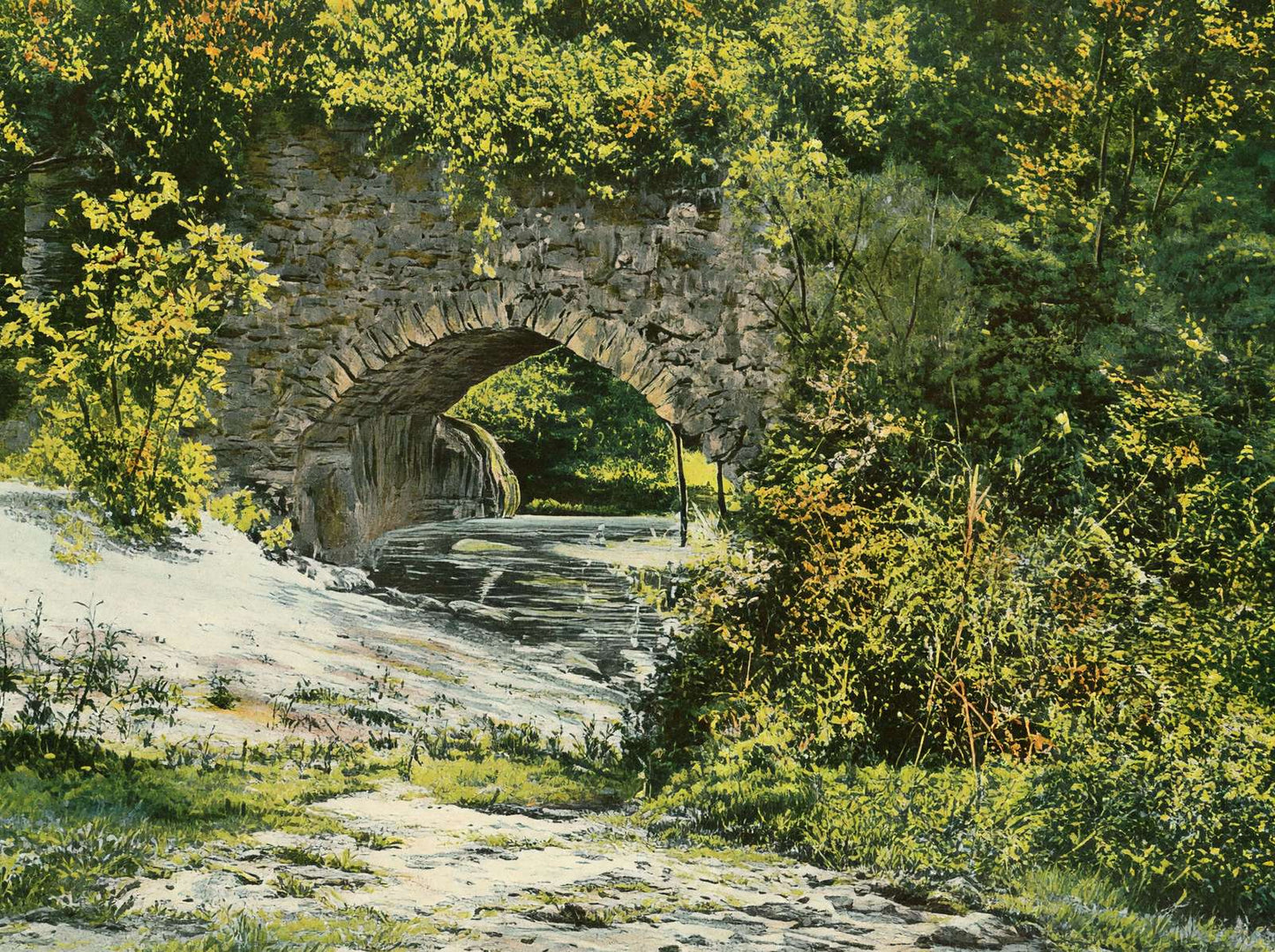 Aqueduct of San Juan Mission in 1906 Vintage Print (7 Sizes) - Retouched
